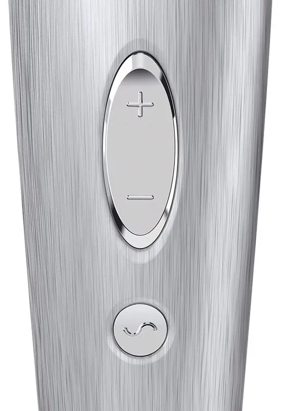 вибро-вакуумно-волновой стимулятор satisfyer high fashion, серебристый в Симферополе