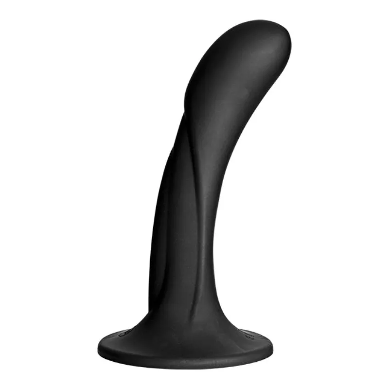насадка на страпон doc johnson g-spot silicone, черная в Симферополе