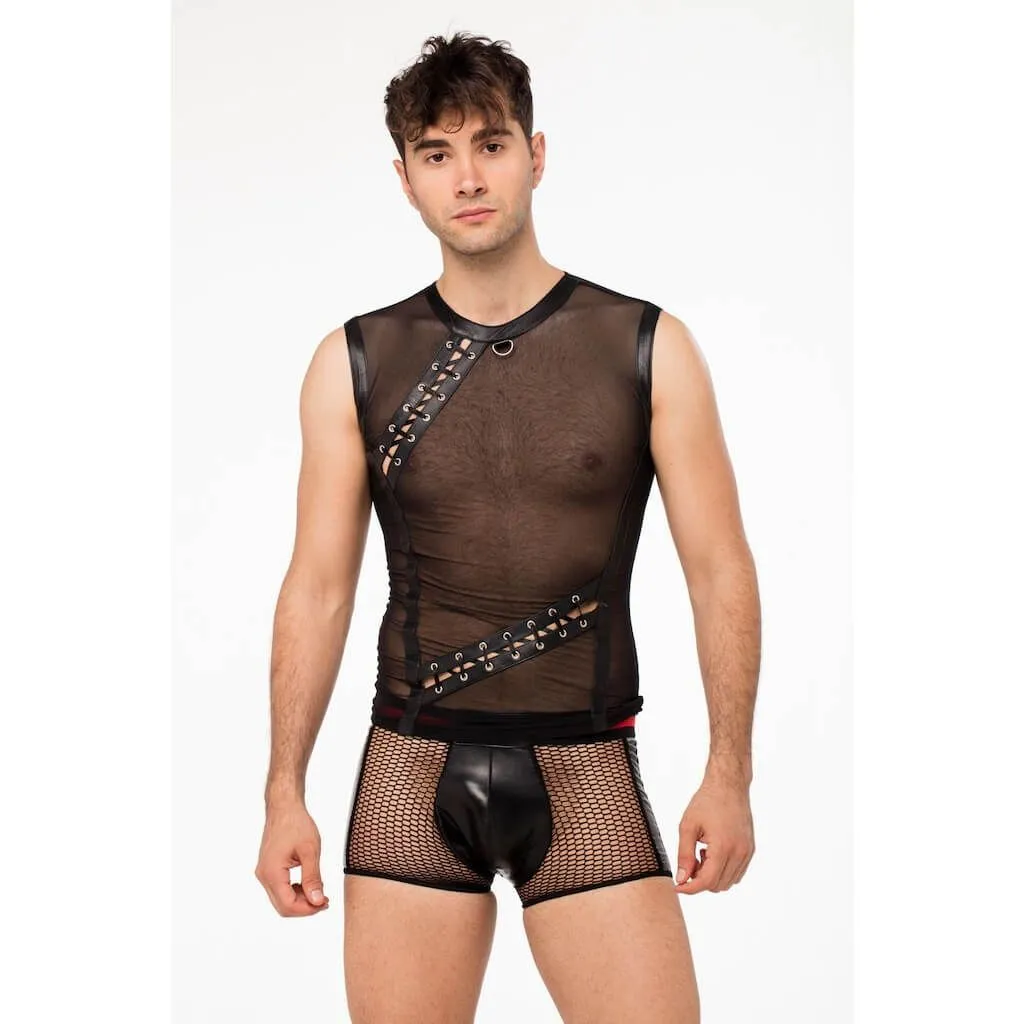 Эротическое футболка lapin rose с элементом шнуровки, размер s в Симферополе