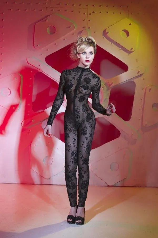 Эротическое комбинезон catanzaro beverly tattoo черный, s в Симферополе