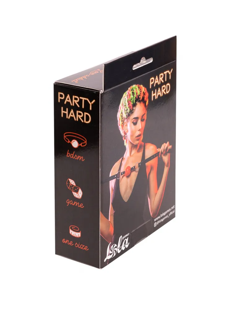 кляп party hard love addict red 1146-02lola в Симферополе