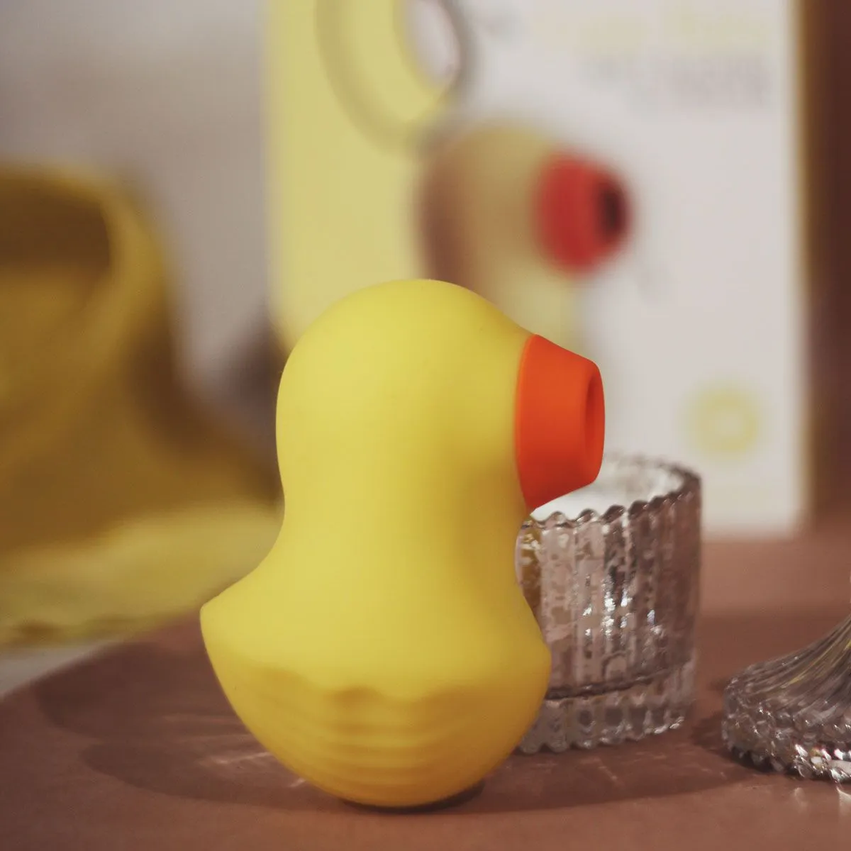 Клиторальный стимулятор Уточка, желтый