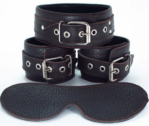 набор бдсм из мягкой кожи 53015ars в Симферополе