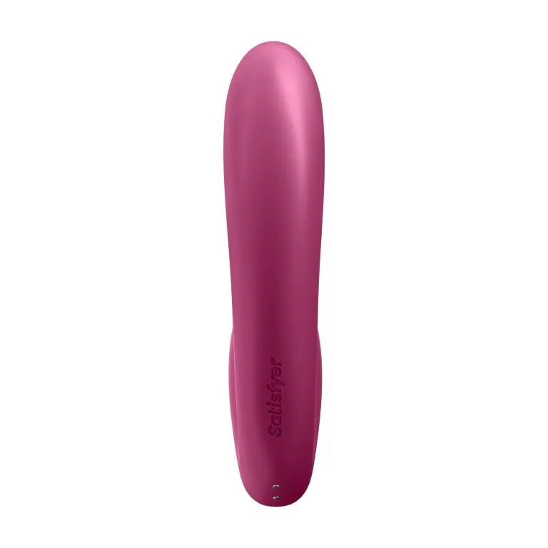 вибратор с вакуумным стимулятором satisfyer sunray с фиксацией формы (ягодный) в Симферополе
