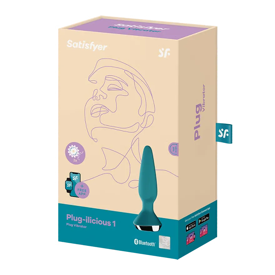 пробка анальная с вибрацией satisfyer plug-ilicious с приложением в Симферополе