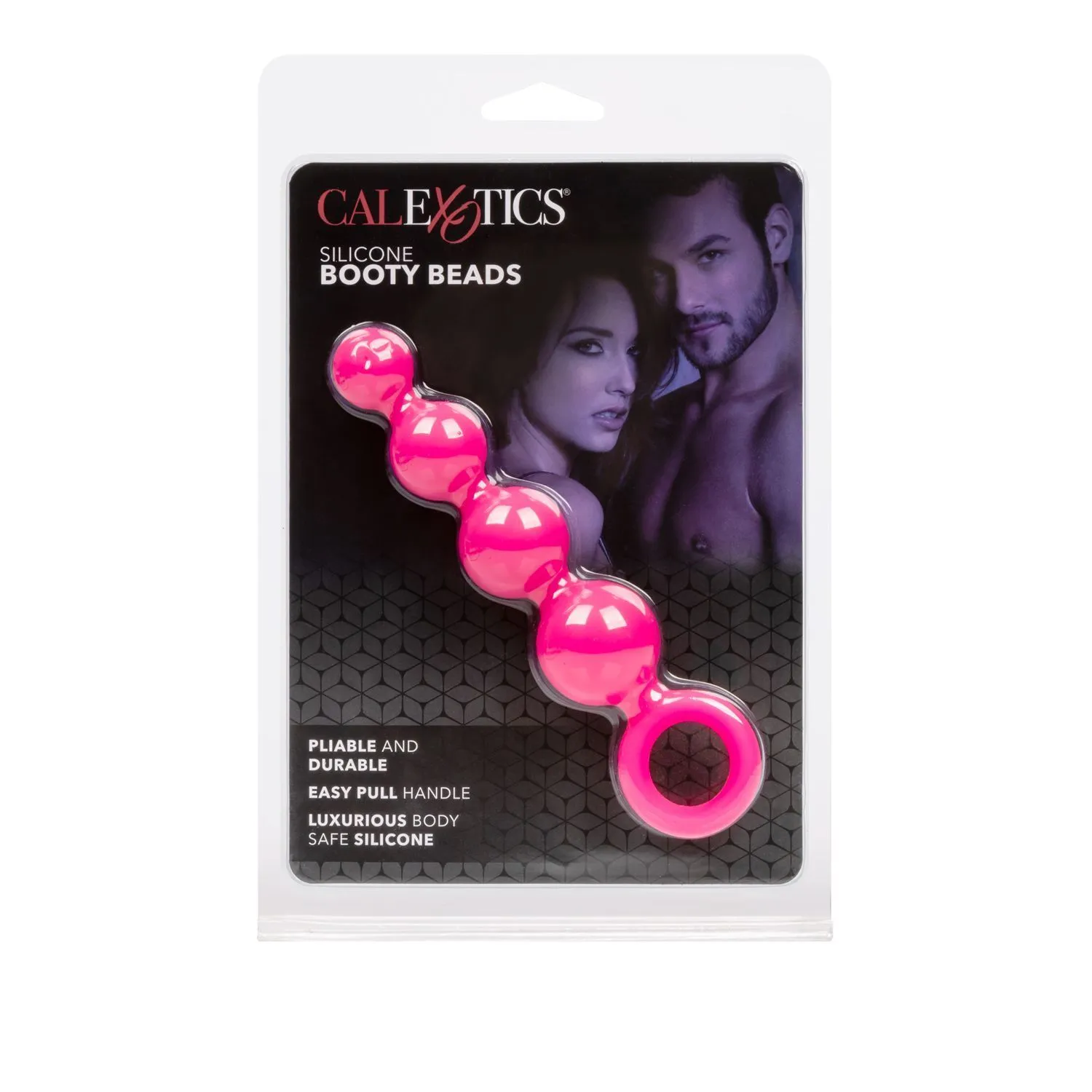анальные шарики california exotic novelties silicone booty beads, розовые в Симферополе