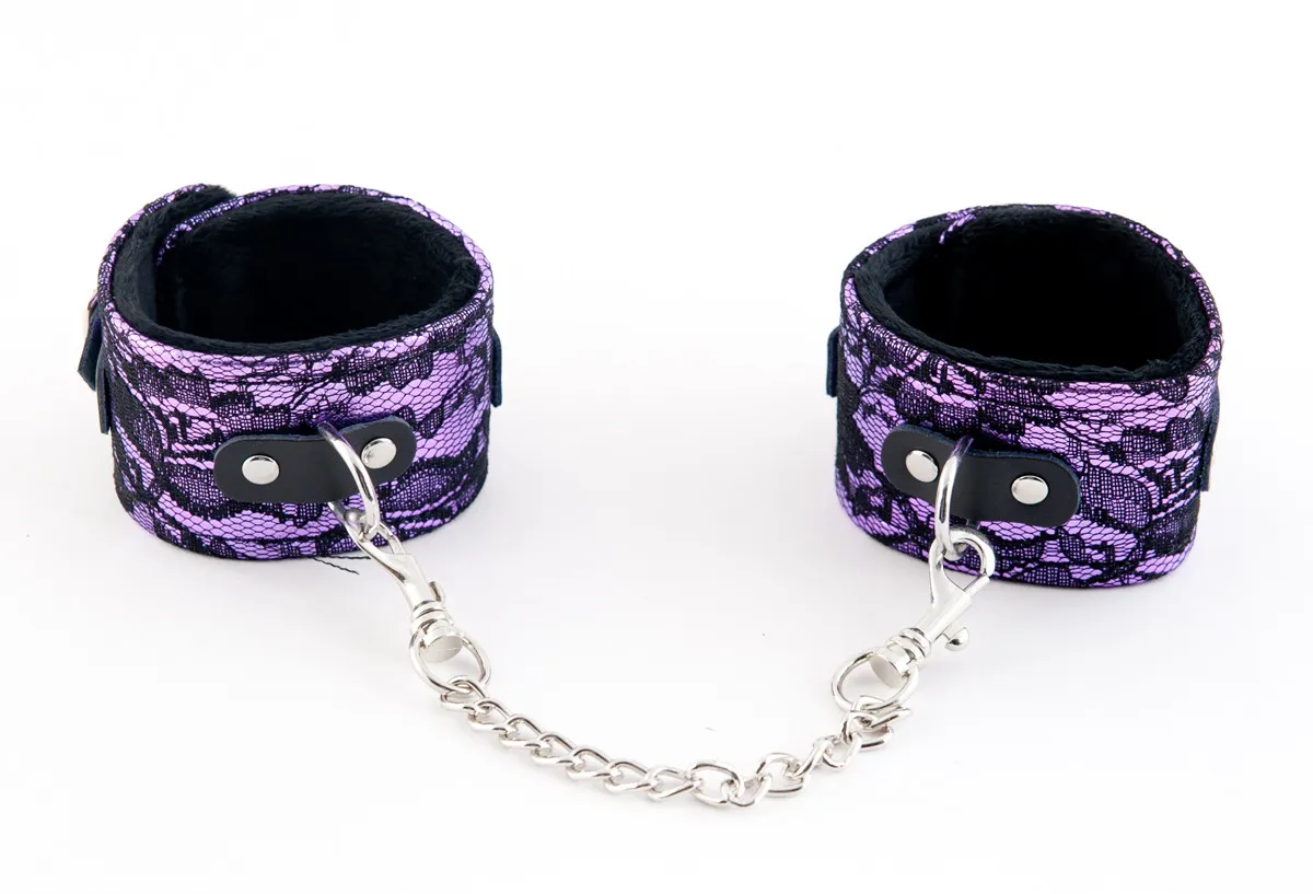 кружевные поножи toyfa marcus, пурпурный, 46 см. в Симферополе