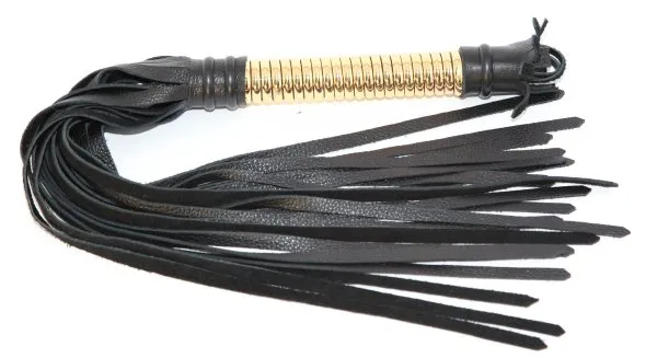 плетка  из натуральной кожи золото 54011ars в Симферополе