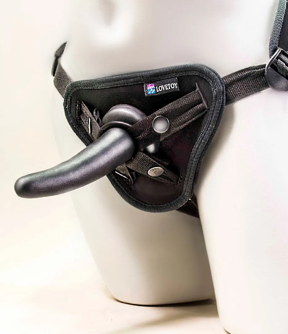 страпон с двумя насадками uni strap 7" harness best of al 532303ru в Симферополе