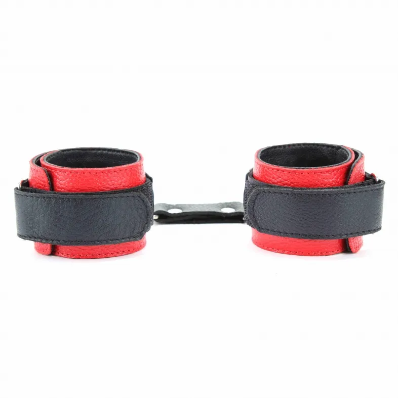 наручники из кожи красно-черные 51002ars в Симферополе