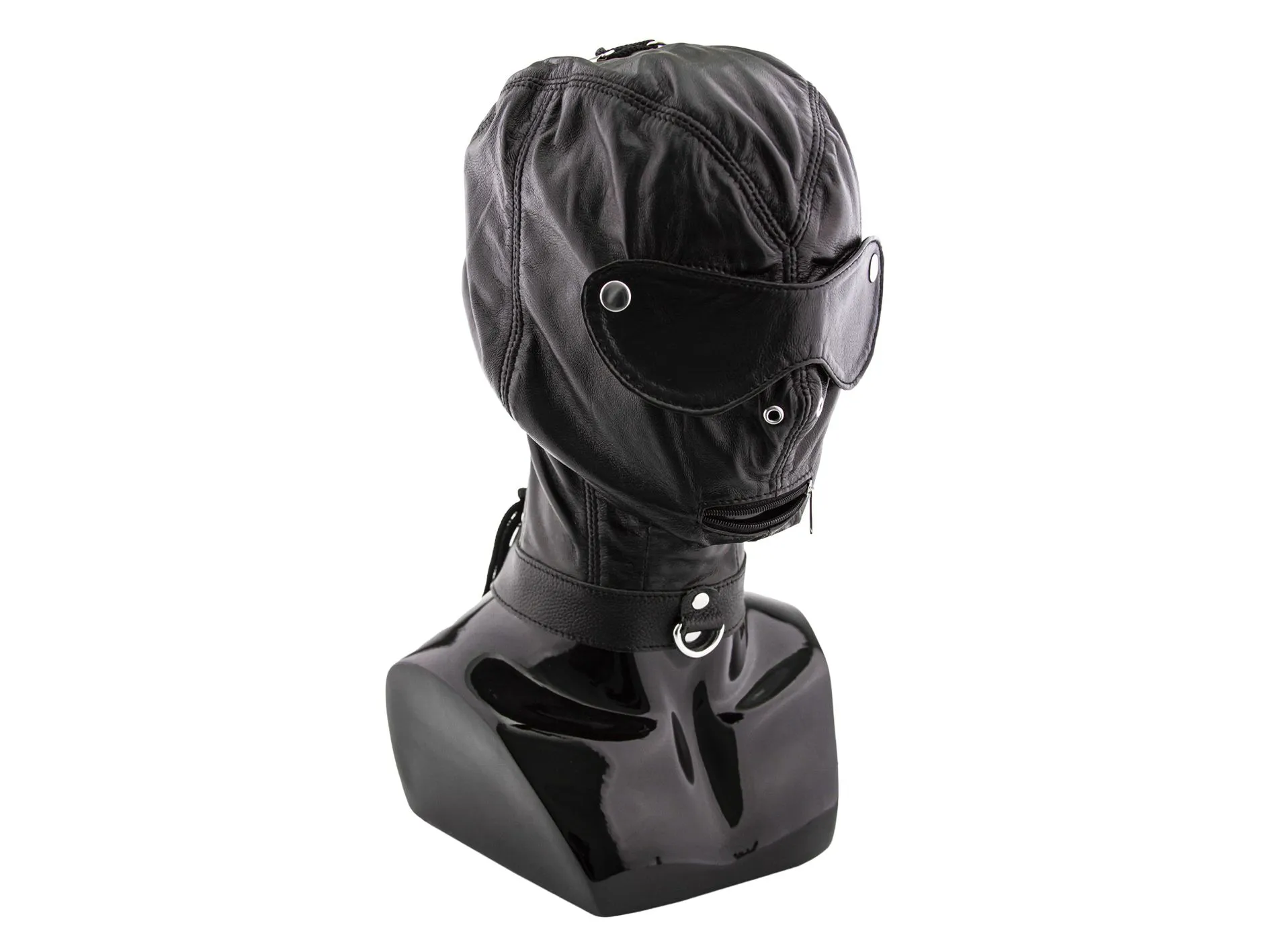 шлем pinkrabbit с ошейником и шорами, черный в Симферополе