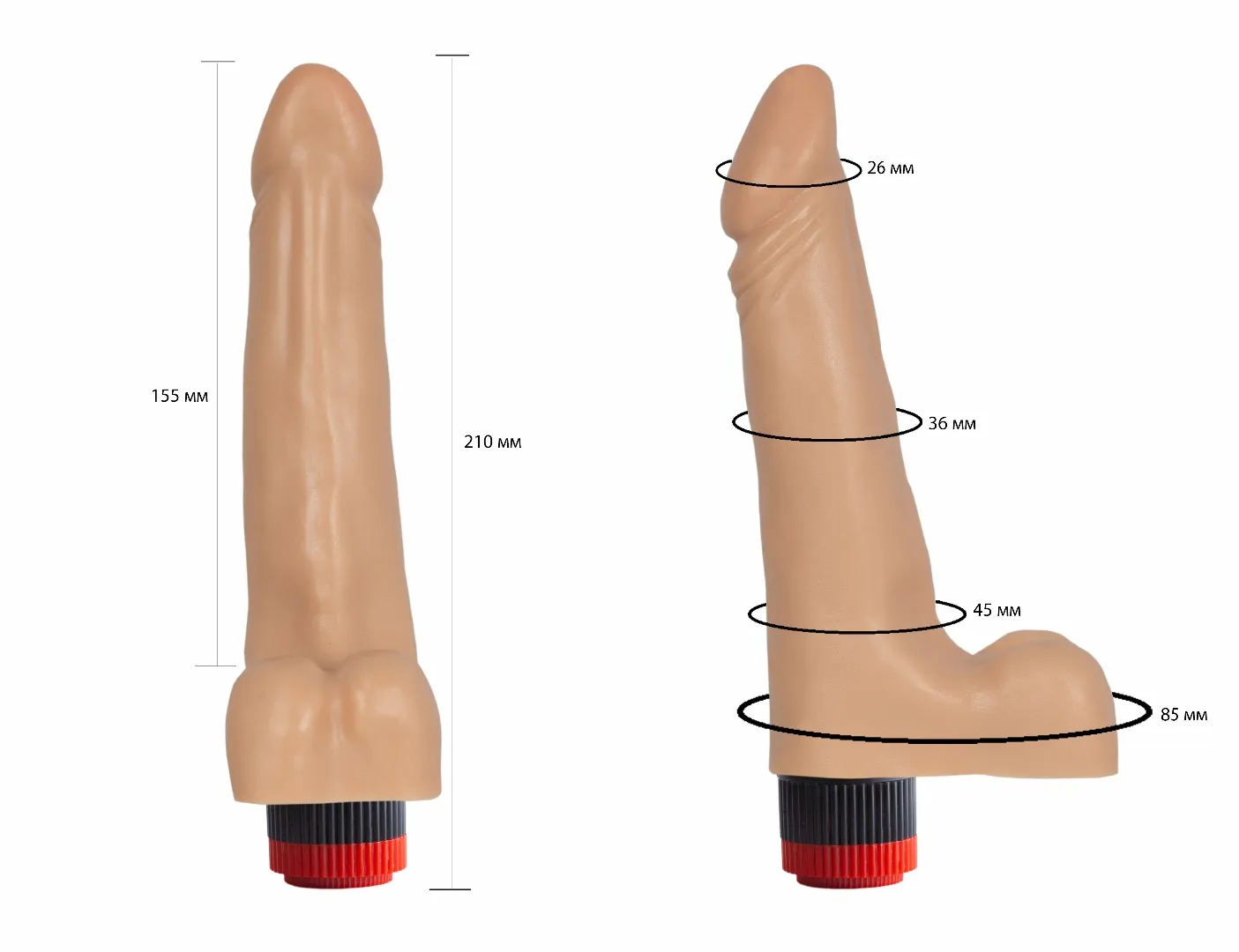 вибратор гелевый 115000ru в Симферополе