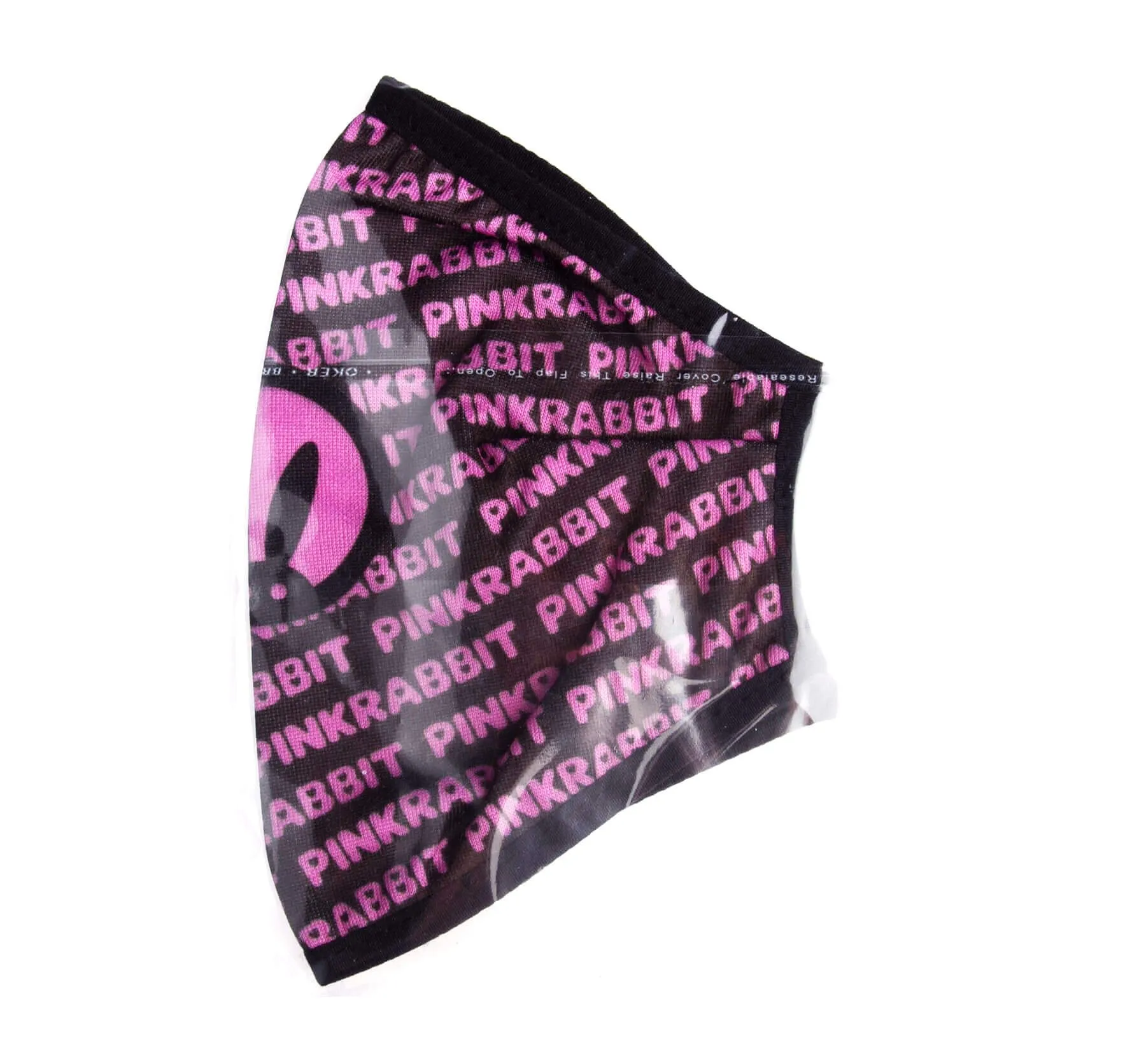 декоративная маска для лица pinkrabbit черно-розовая в Симферополе