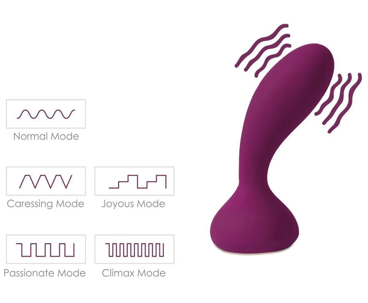 анальная пробка с вибрацией svakom judy, фиолетовая в Симферополе