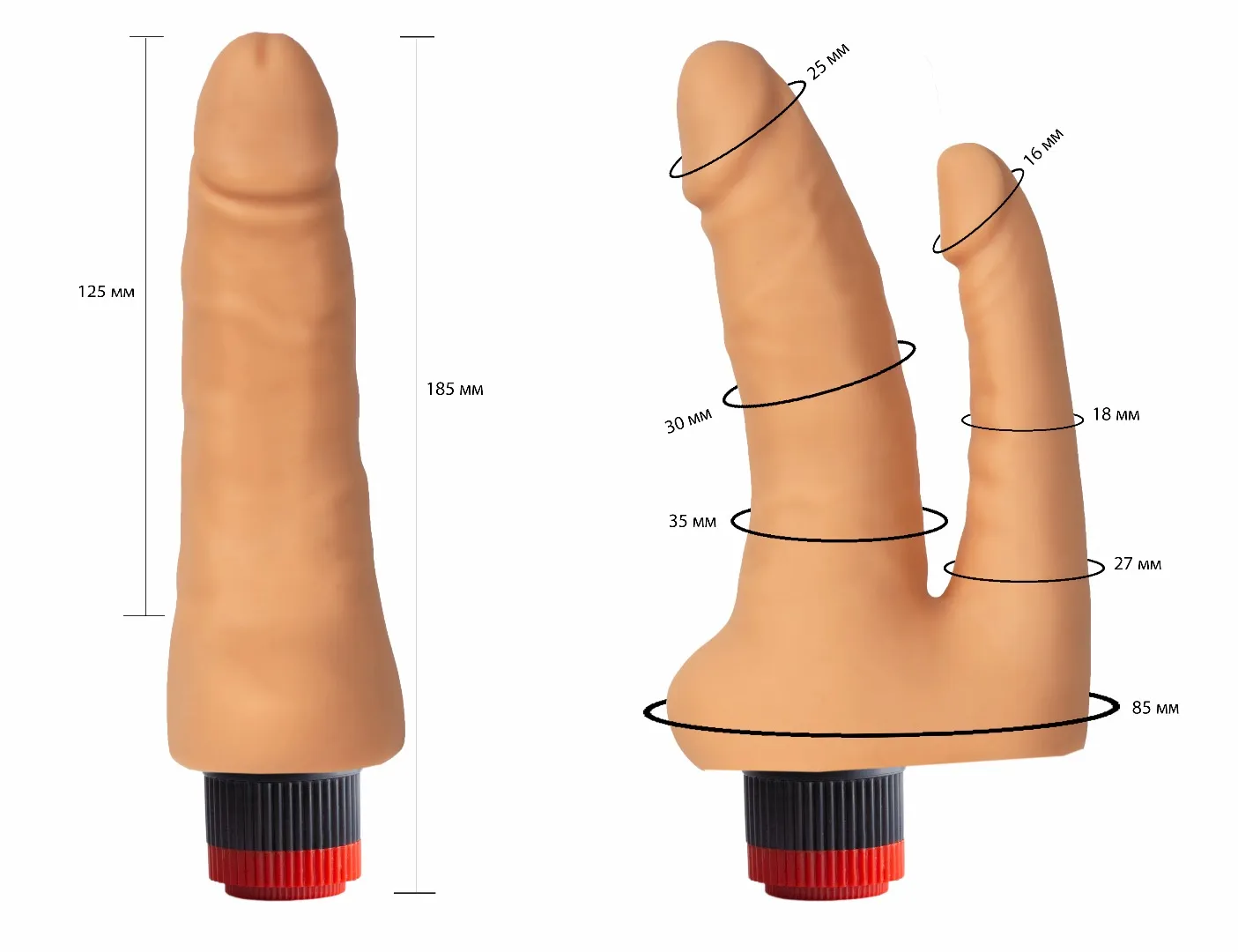 вибратор гелевый двойной 114700ru в Симферополе