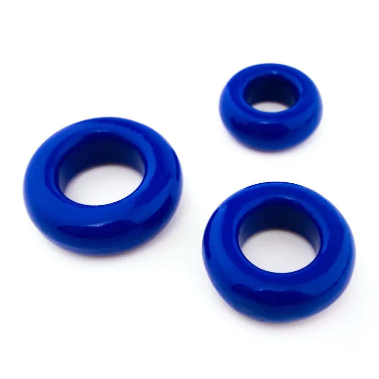 набор эрекционных колец pinkrabbit toyz, синий в Симферополе