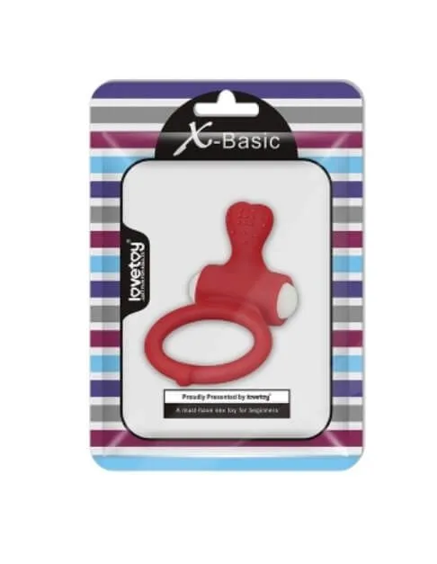 эрекционное виброкольцо lovetoy power heart, красное в Симферополе