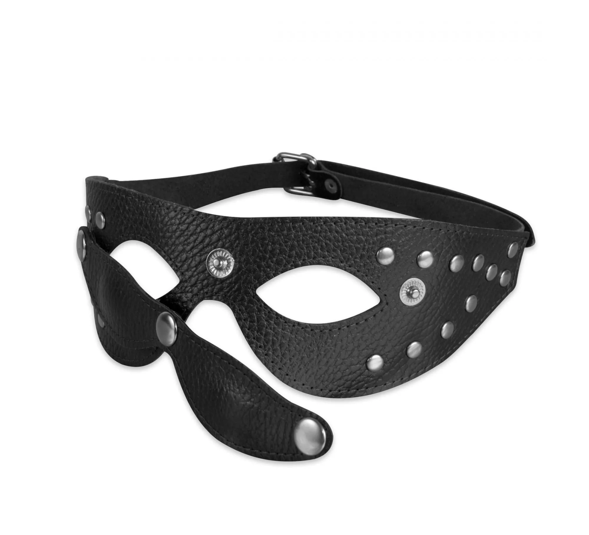 Маска-трансформер Sitabella кожаная, черная