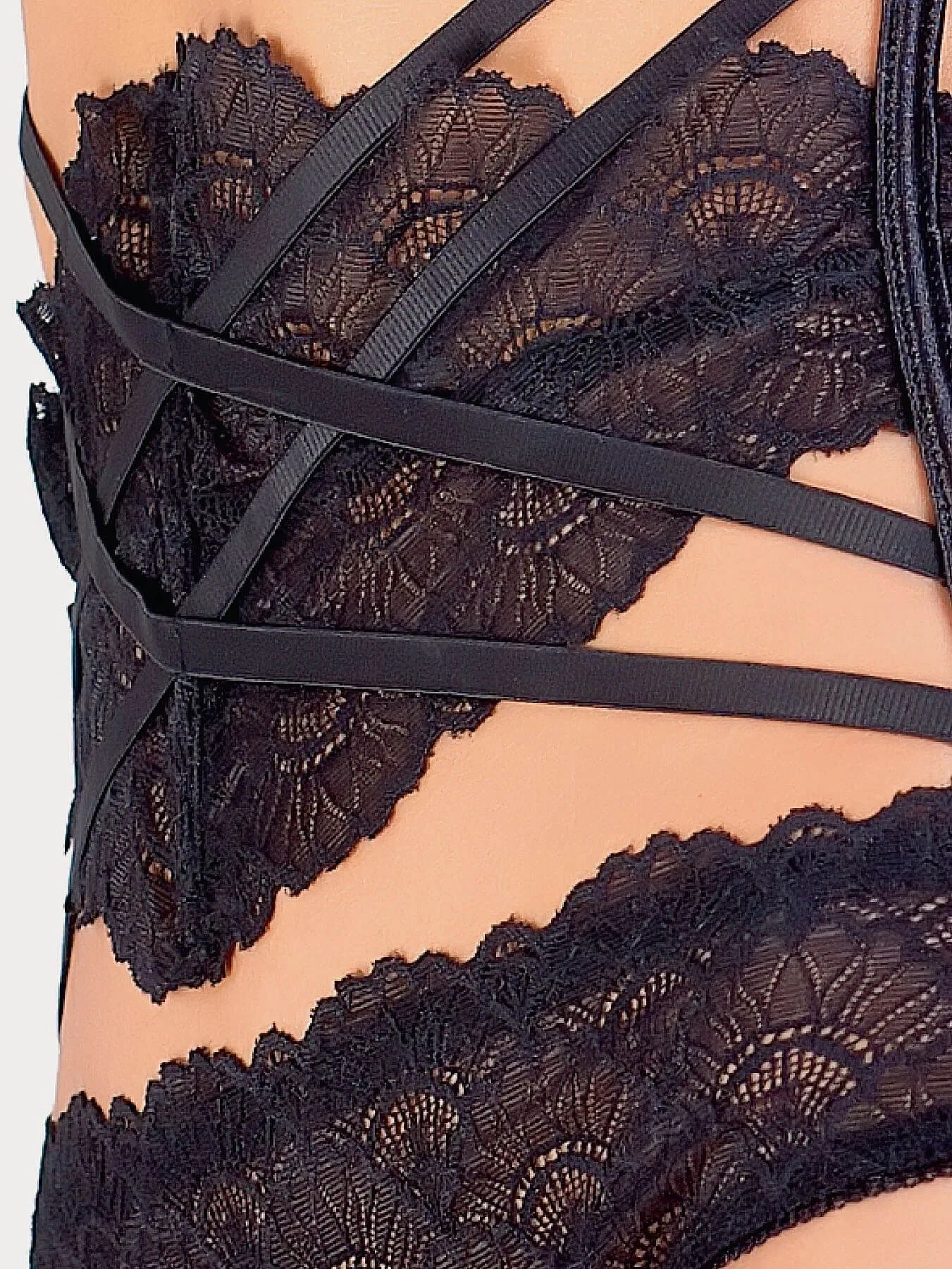 Эротическое комплект istinto di opium, черный в Симферополе