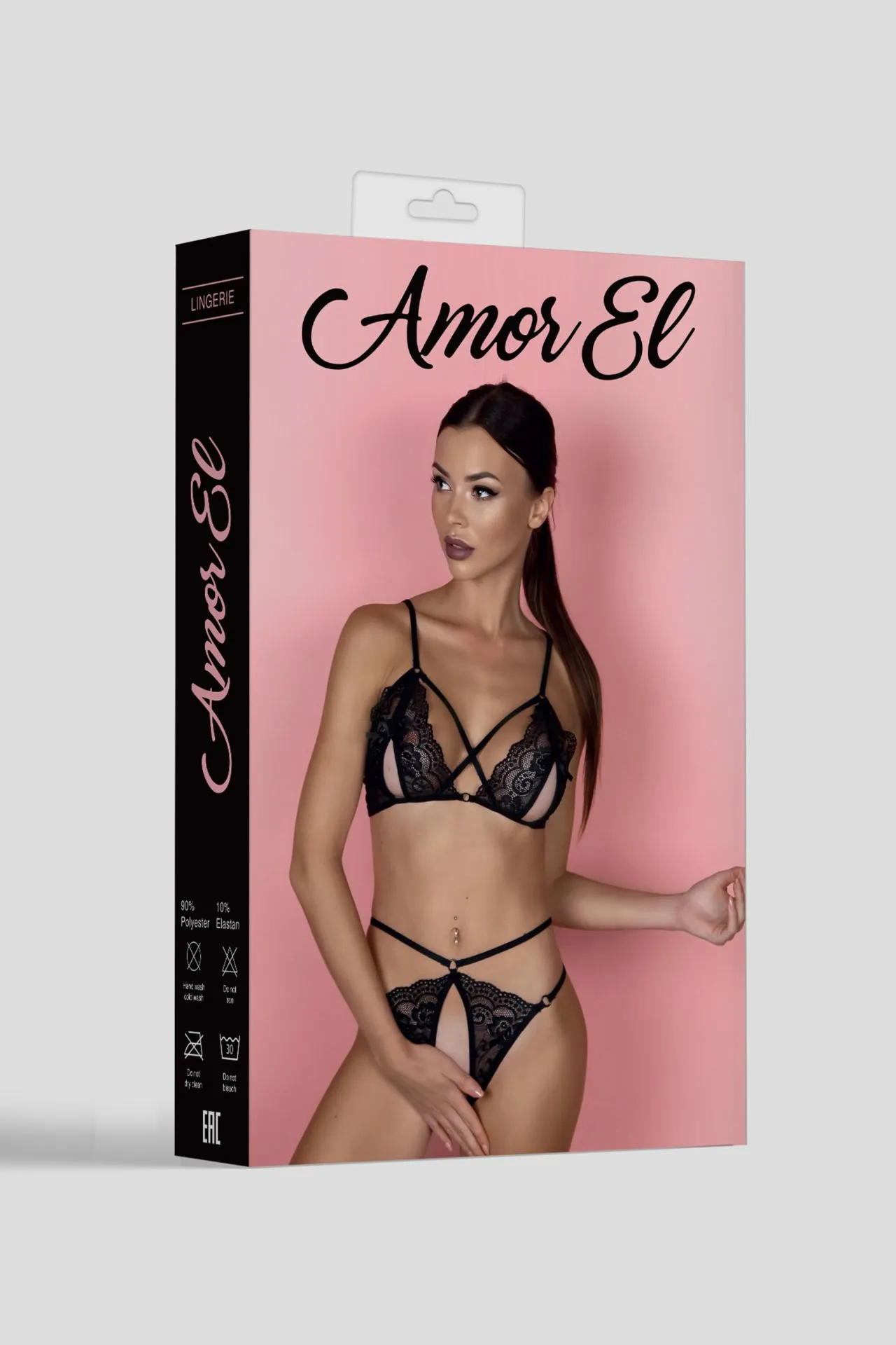 Эротическое комплект эротического белья malda черный l/xl в Симферополе