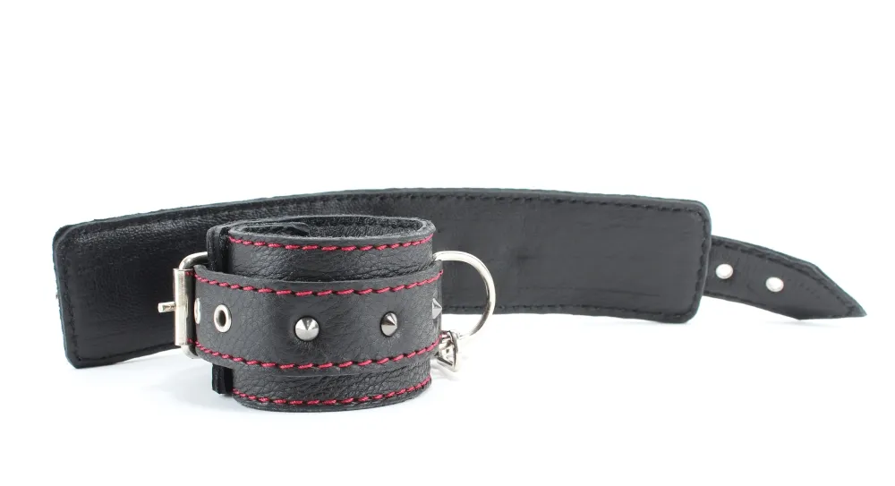 наручники из натуральной кожи с шипами 51034ars в Симферополе