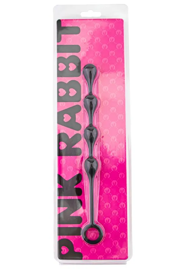 анальные шарики-капельки pinkrabbit toyz, чёрные в Симферополе