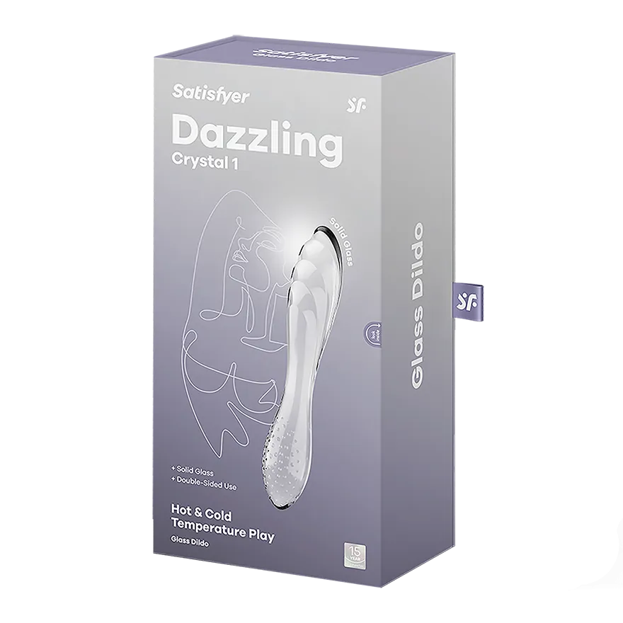 Фаллоимитатор Satisfyer Dazzling Crystal 1 transparent 045658SA