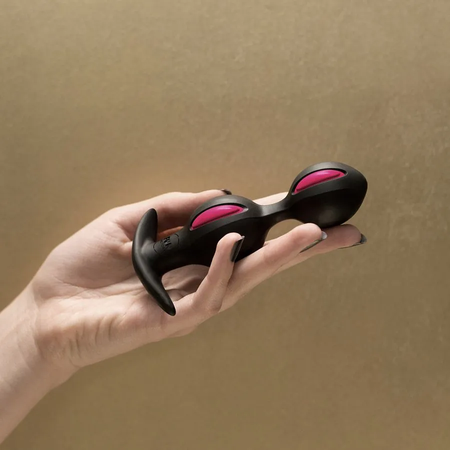 анальные шарики fun factory b balls, черно-малиновые в Симферополе