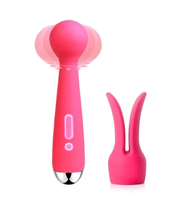 универсальный массажер с насадкой svakom emma, розовый в Симферополе