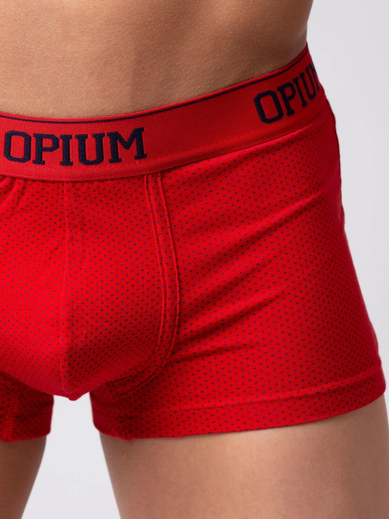 Эротическое трусы мужские боксеры opium r128, красные в Симферополе