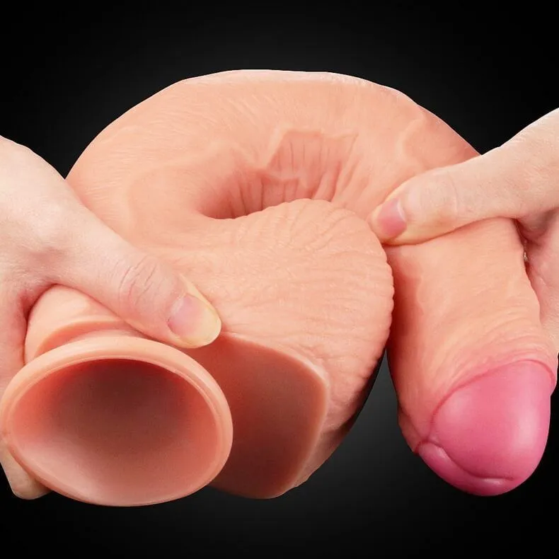 фаллоимитатор lovetoy 12 inch dual layered nature cock king sized, телесный в Симферополе