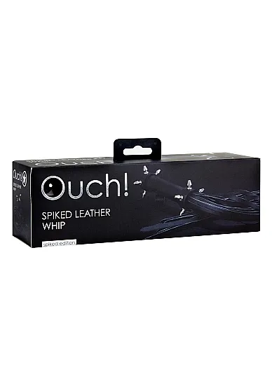 многохвостая гладкая плеть (флогер) spiked leather whip в Симферополе