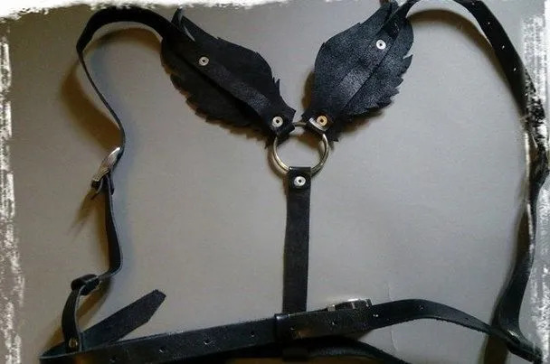 Эротическое бондажный комплект подиум крылья, черный в Симферополе