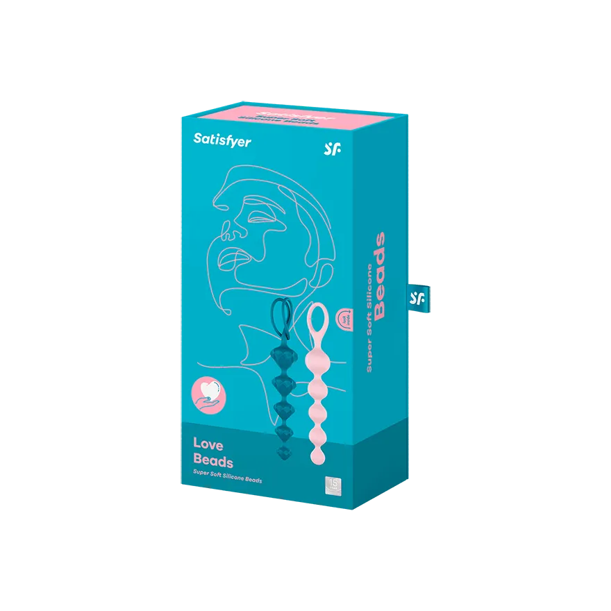 набор стимуляторов satisfyer love beads, цветные в Симферополе