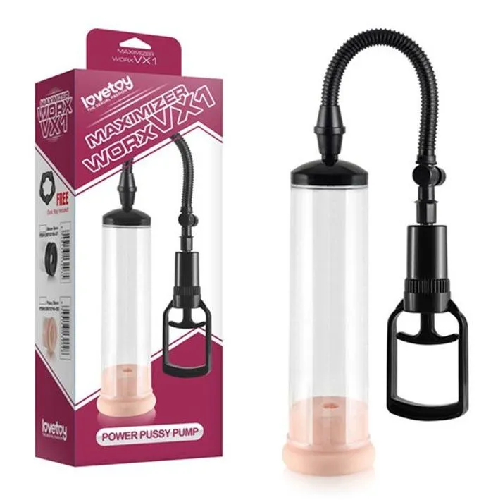 вакуумная помпа lovetoy maximizer worx vx1 pussy, прозрачная в Симферополе