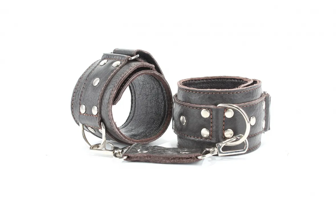 оковы кожаные коричневые 56002ars в Симферополе