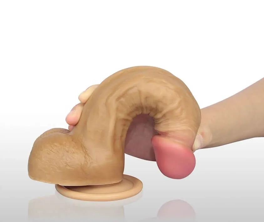 фаллоимитатор на присоске lovetoy nature cock 8 inch, телесный в Симферополе