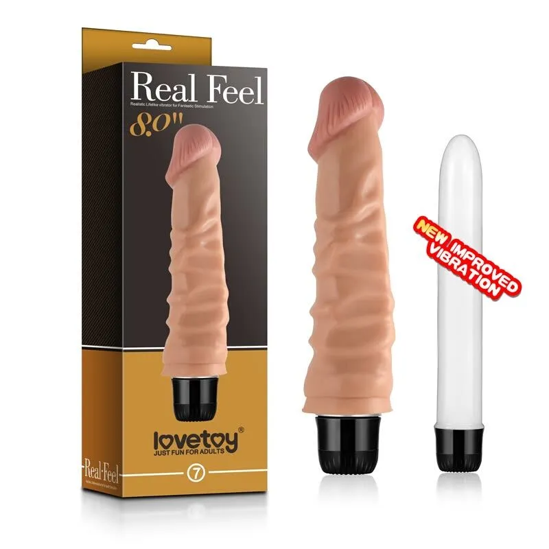 вибратор lovetoy real feel cyberskin, телесный в Симферополе