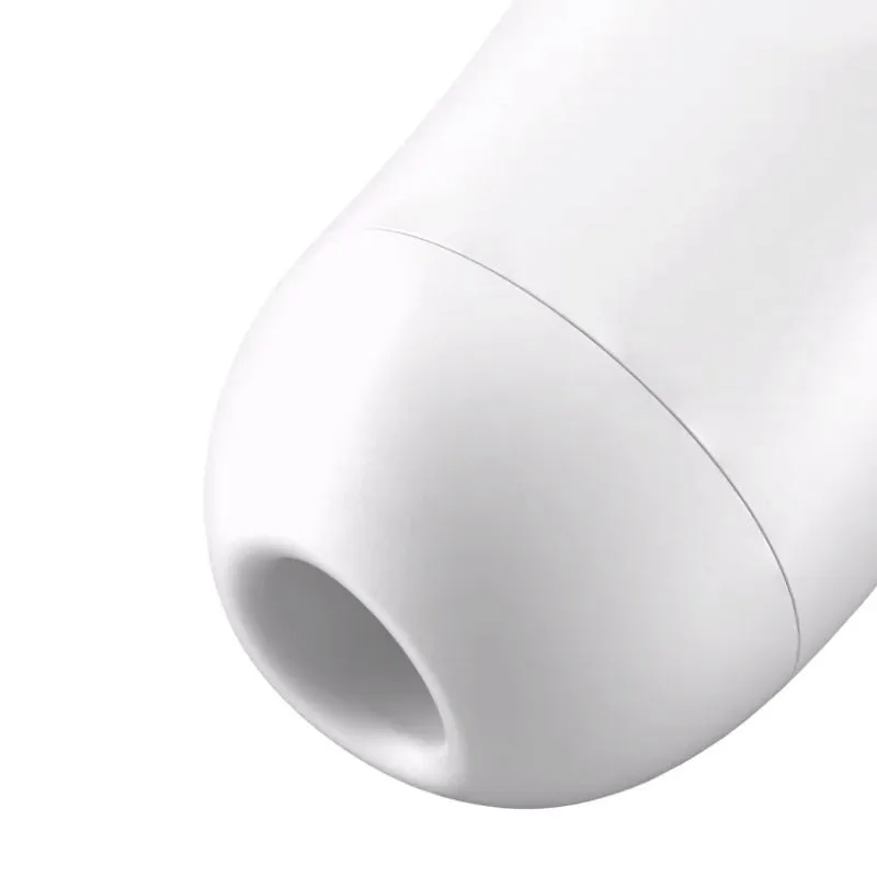 вакуум-волновой бесконтактный стимулятор клитора satisfyer curvy 2+, белый в Симферополе