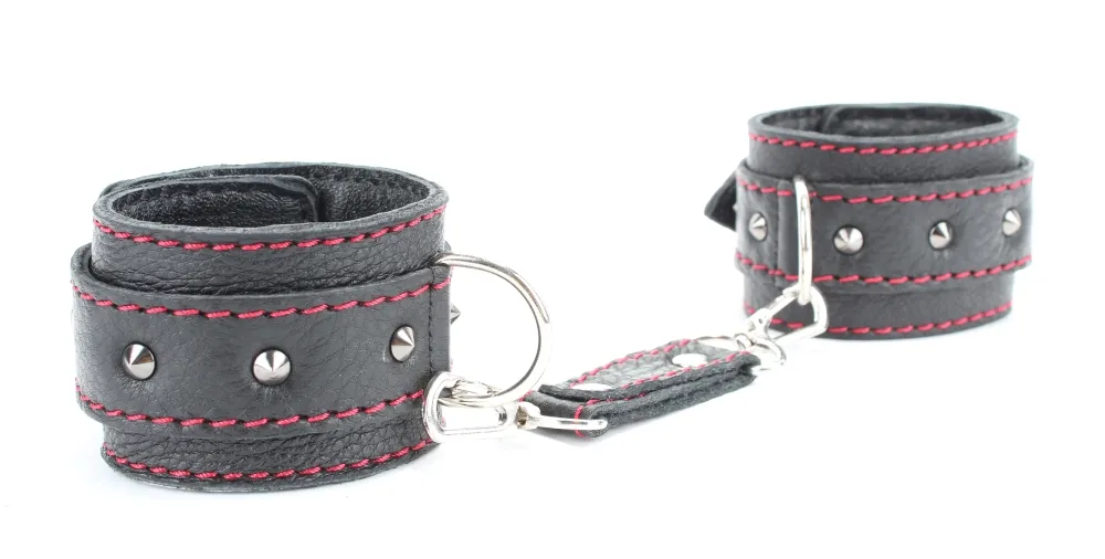 наручники из натуральной кожи с шипами 51034ars в Симферополе