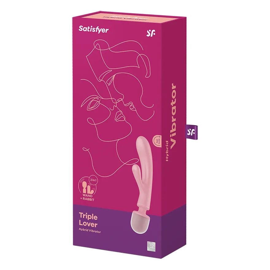Вибратор 2 в 1 Satisfyer Triple Lover pink 018218SA