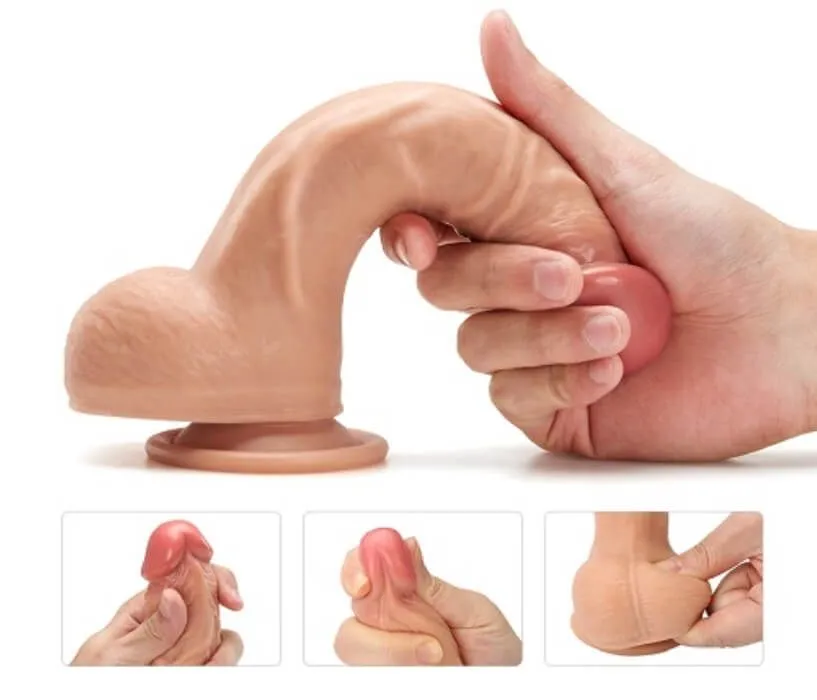 фаллоимитатор на присоске lovetoy nature cock 8 inch, телесный в Симферополе