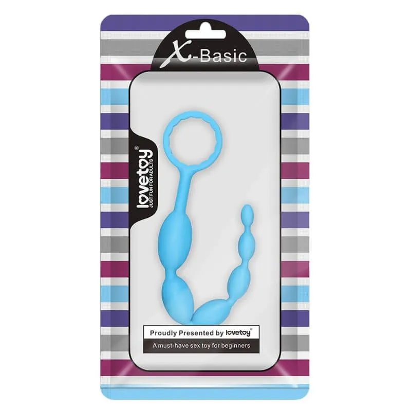 анальная елочка lovetoy x-basic 10, розовая в Симферополе