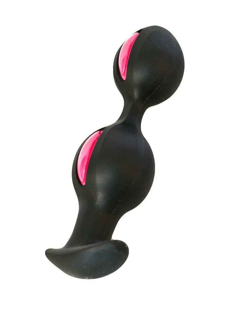 анальные шарики fun factory b balls, черно-малиновые в Симферополе