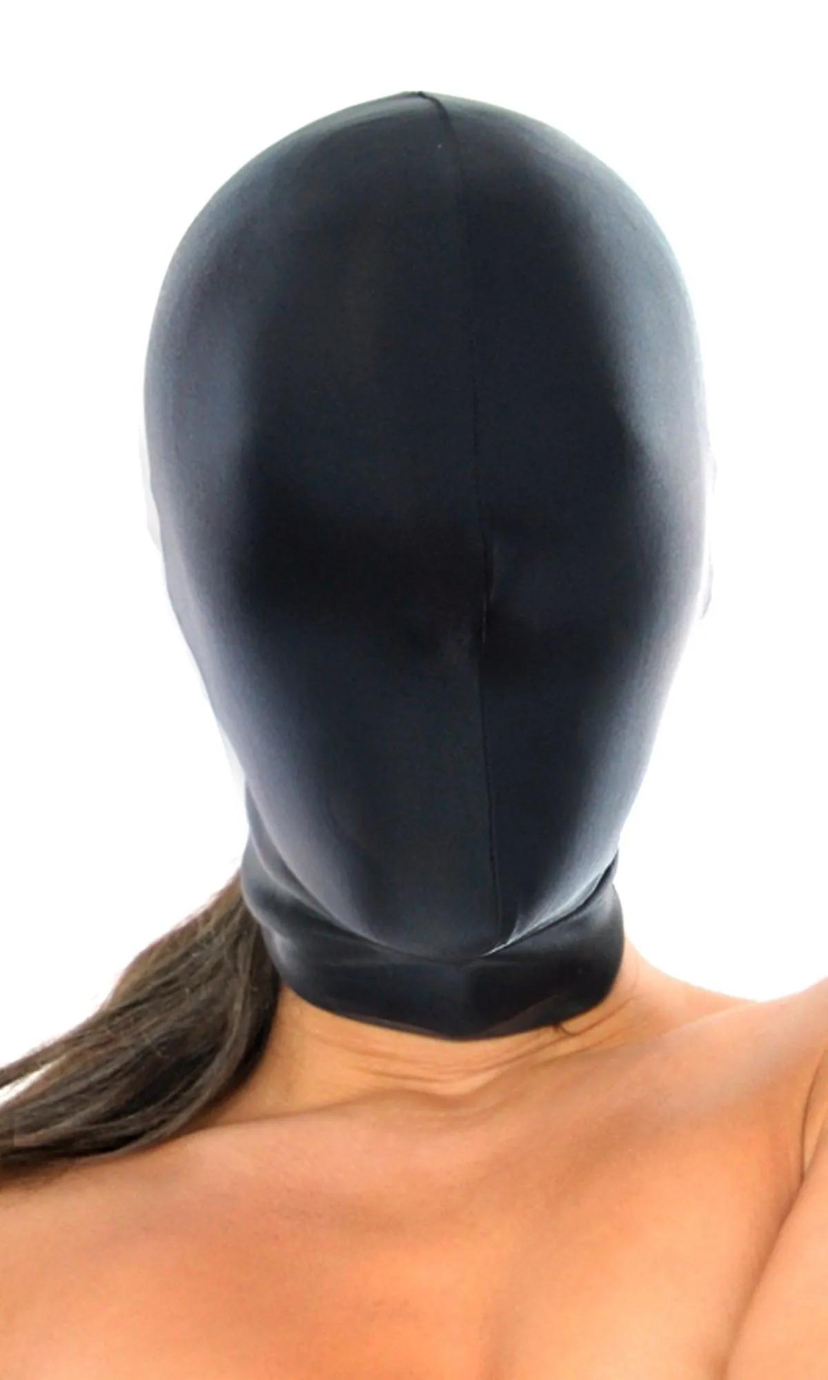 Маска Pipedream Spandex Full Face Hood, черная, one size