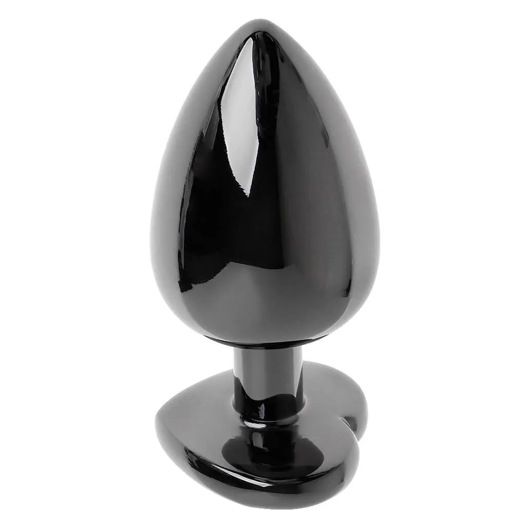 анальная пробка lovetoy rosebud heart, с синим камнем в Симферополе