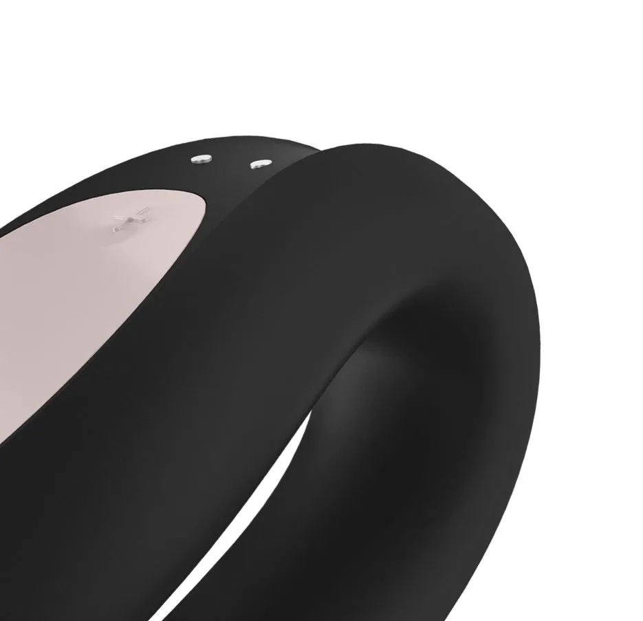 универсальный массажер для пар satisfyer double joy, черный в Симферополе
