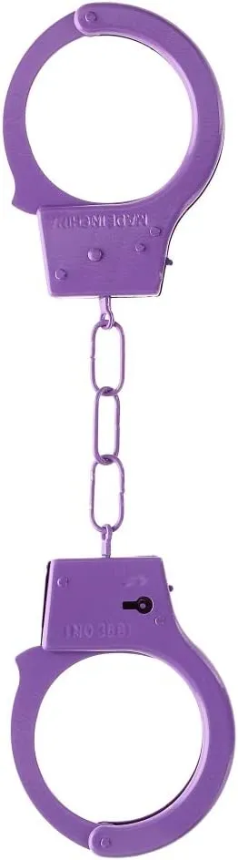 наручники металлические beginner's handcuffs, фиолетовые в Симферополе