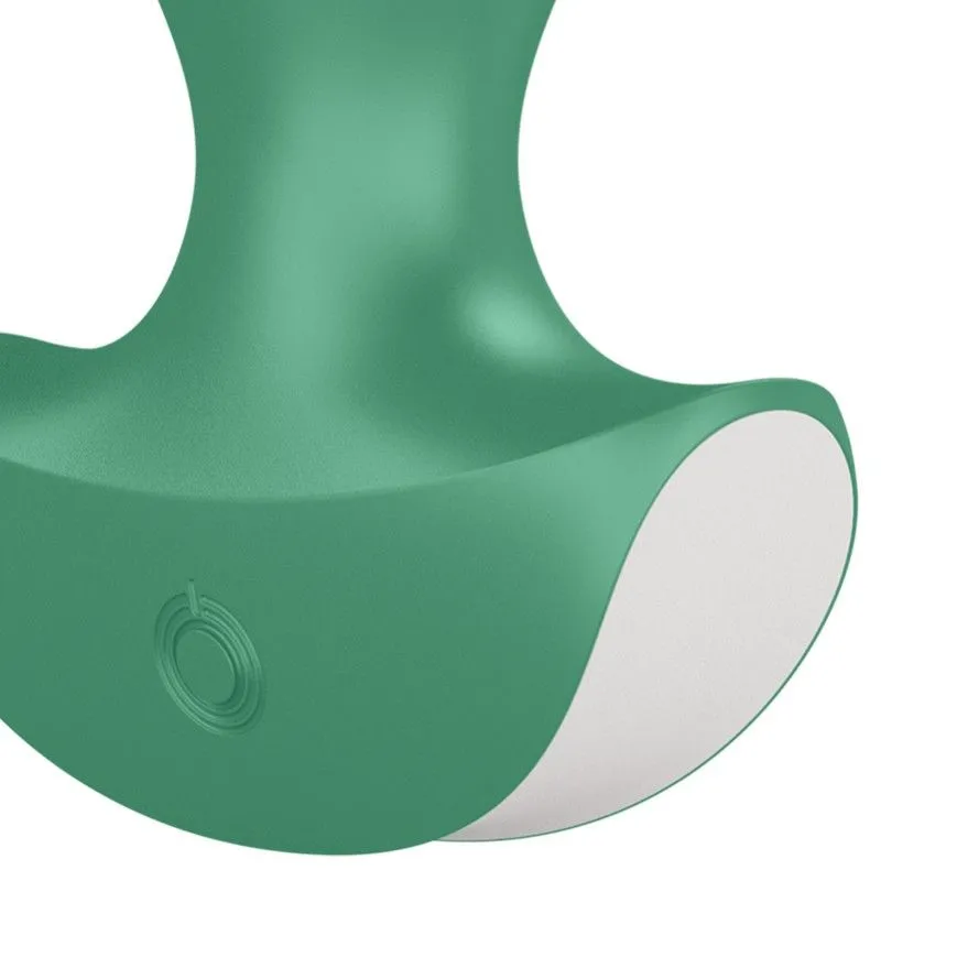 пробка анальная с вибрацией satisfyer lolli plug 2, зелёная в Симферополе