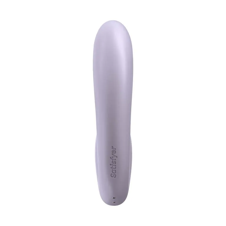 вибратор с вакуумным стимулятором satisfyer sunray с фиксацией формы (лиловый) в Симферополе